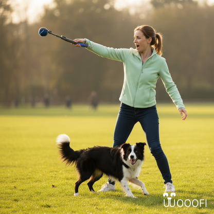 Wooofi Ballwerfer – Ausziehbar für extra Wurfweite!